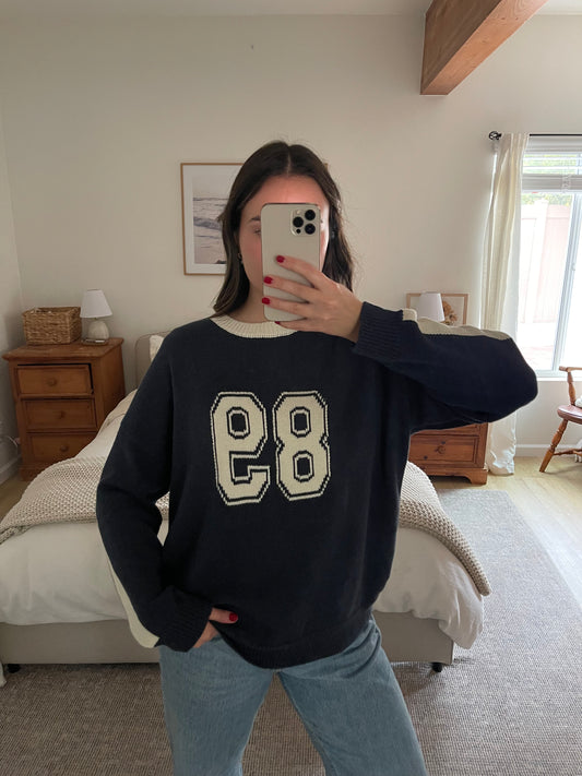 Sporty Girl 89 Sweater, Navy